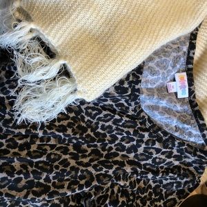 Lularoe Cheetah Print Nicole & Mimi M